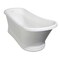 Aqua Eden 68.13 L, 28.75 W, Glossy White/Matte White, Solid Surface White Stone VRTSS673026 - alternate 1